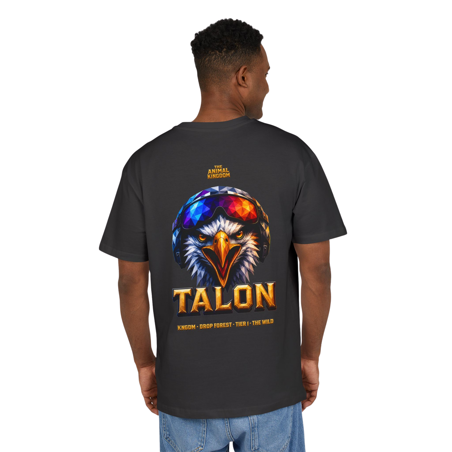 Talon Oversized Tee — Drop Forest · KNGDM Tier 1