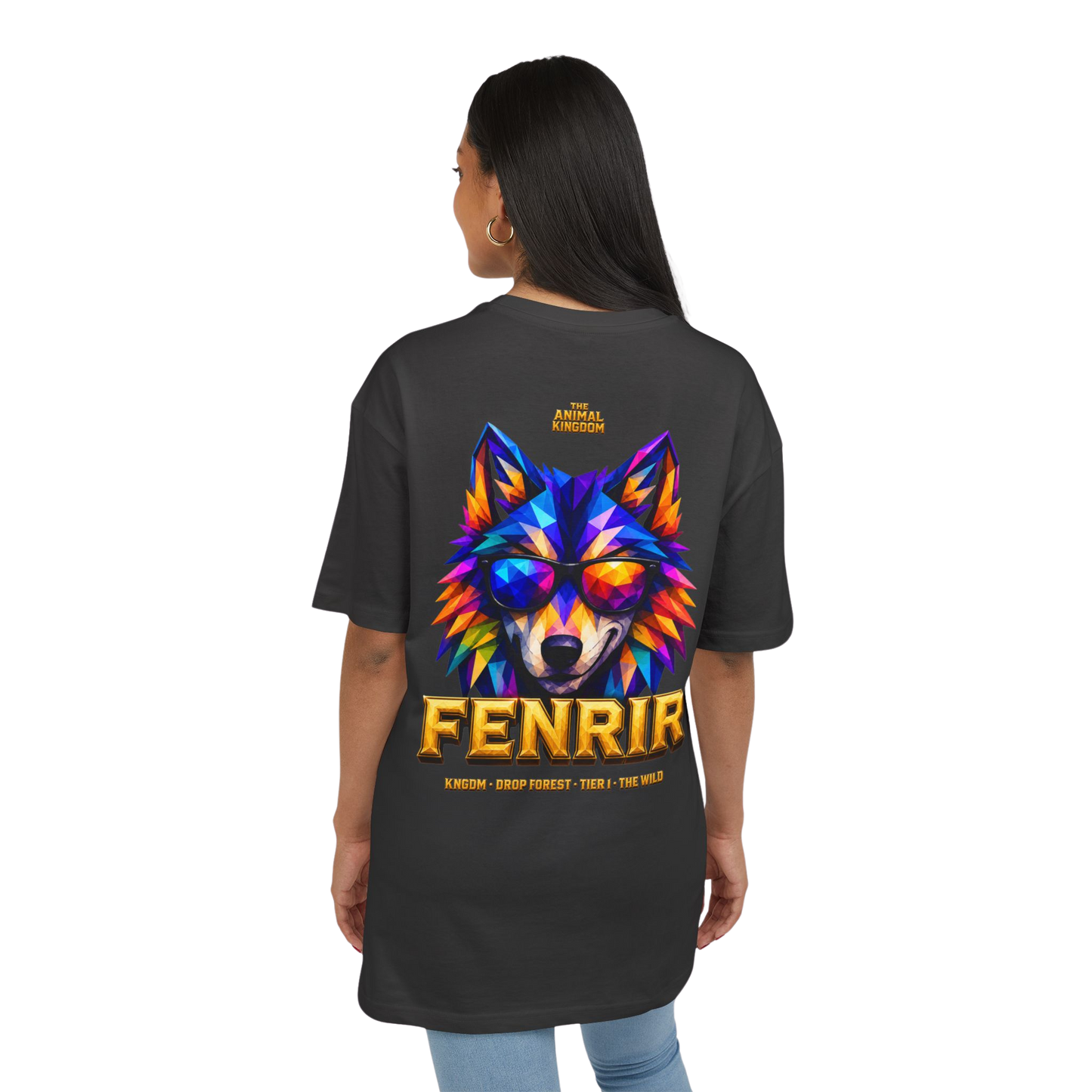 Fenrir Oversized Tee — Drop Forest · KNGDM Tier 1