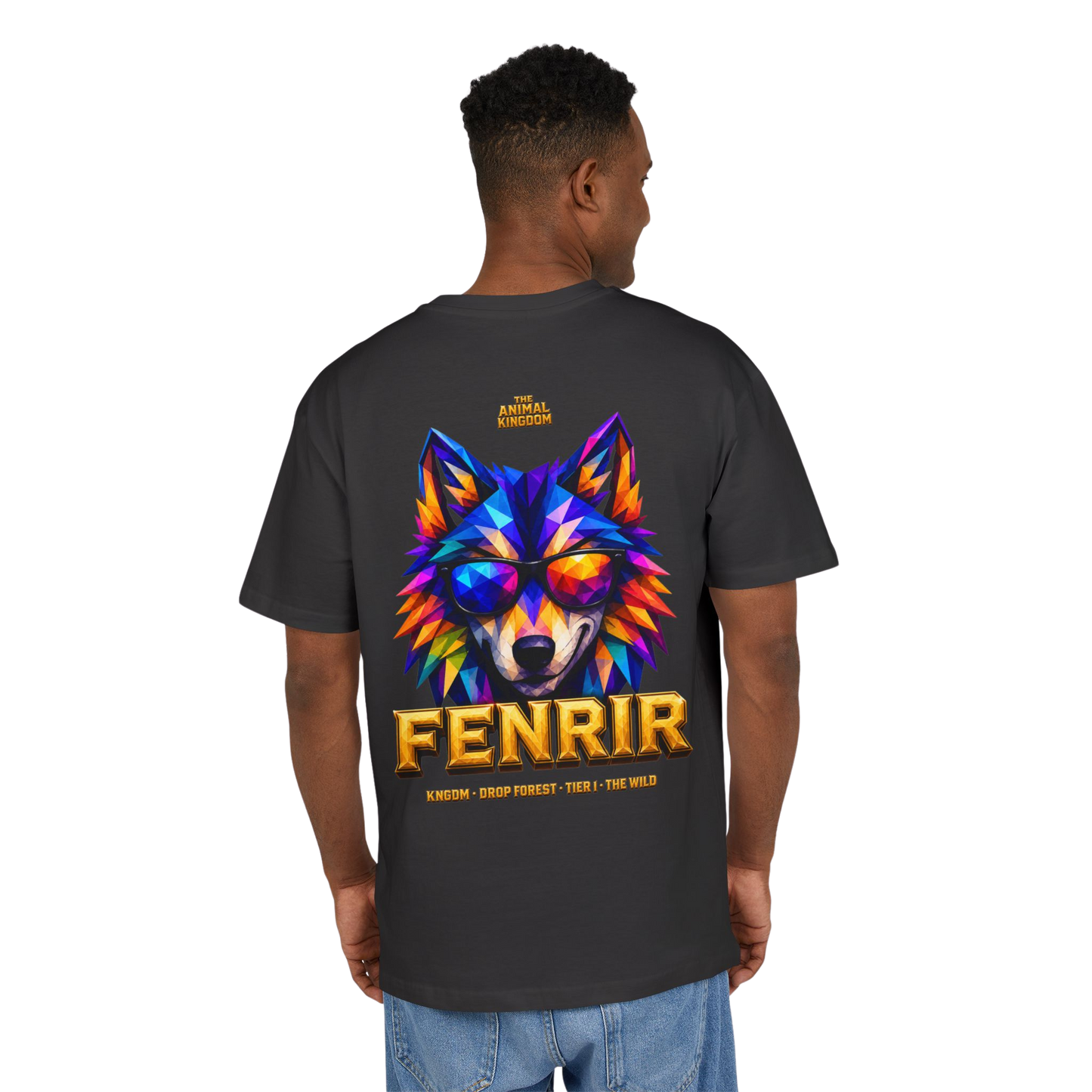 Fenrir Oversized Tee — Drop Forest · KNGDM Tier 1